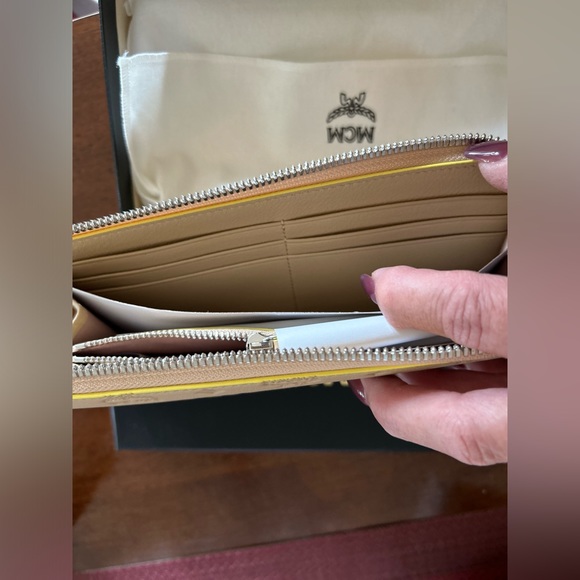 MCM Klara Monogram Wallet Wristlet - Picture 9 of 13